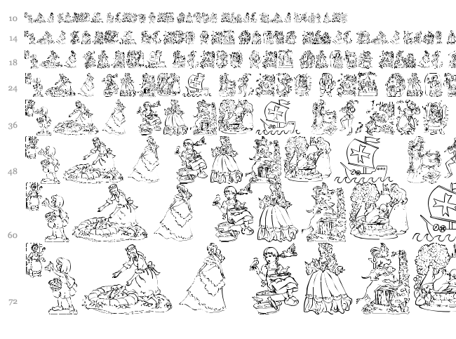 001 Once Upon a Time 2 font waterfall